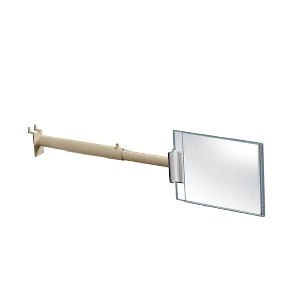 Two-Sided Aisle Acrylic Sign Holder W/ TelescopicGripper 6" x 4", PK4